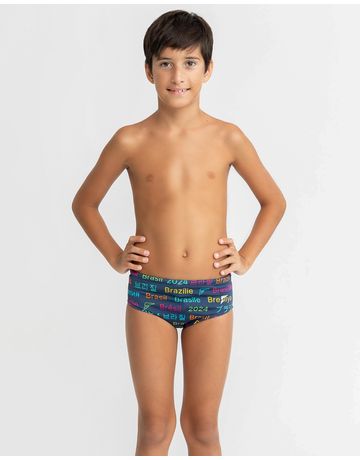 Sunga de natação infantil - Amizade