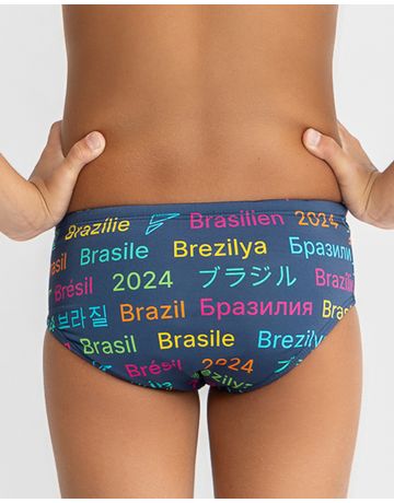 Sunga de natação infantil - Amizade