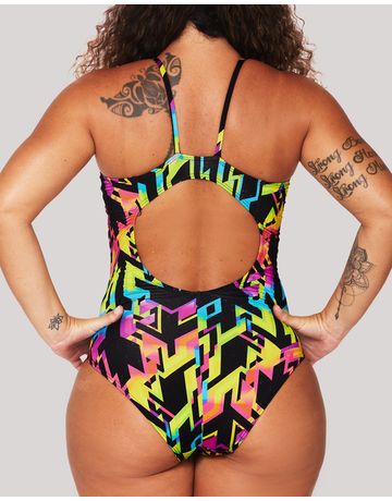 Maiô de natação Shape alças finas em U - Adrenalina