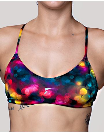 Top sunquíni de natação Fab alças finas em V - Lumina