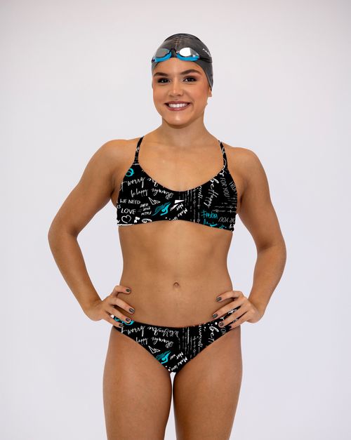 Calcinha sunquíni de natação Fab lateral fina - Fabiola