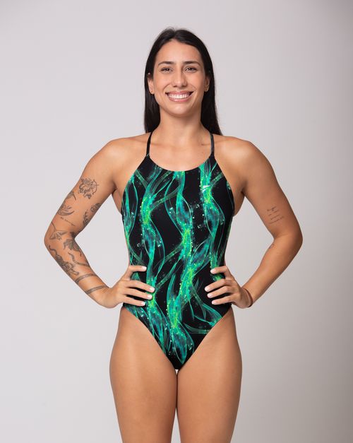 Maiô de natação Bela alças em X - Luméon