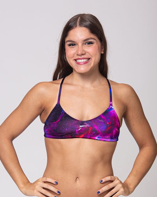 Top sunquíni de natação Fab alças finas em V - Astro