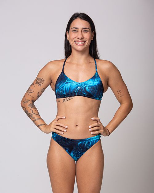 Calcinha sunquíni de natação Fab lateral fina - Aquática