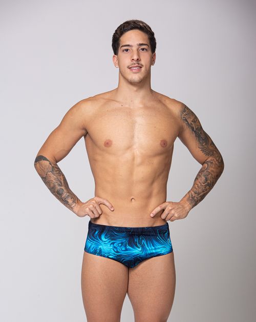 Sunga de natação lateral média - Aquática