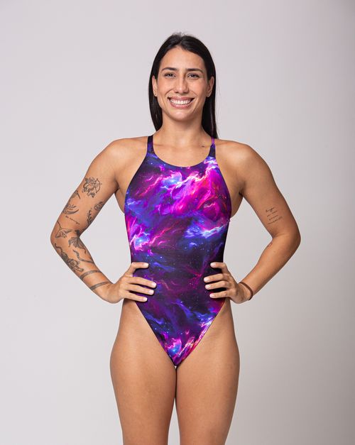 Maiô de natação Cavado alças largas em V - Astro