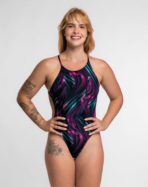 Maiô de Natação Bela Alças em X - Ritmo