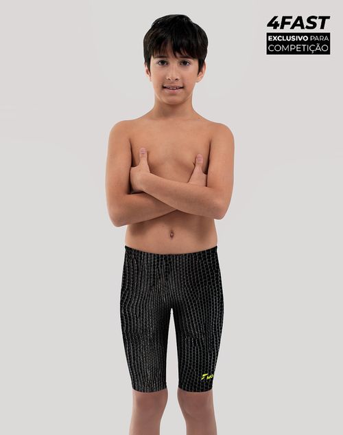 Bermuda de natação infantil para competição 4Fast - Skin Graffiti